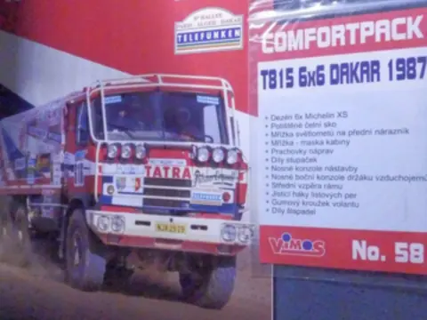 papierový model 1:32 Dakar
