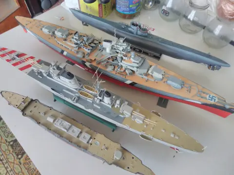 Postavené modely 1/400